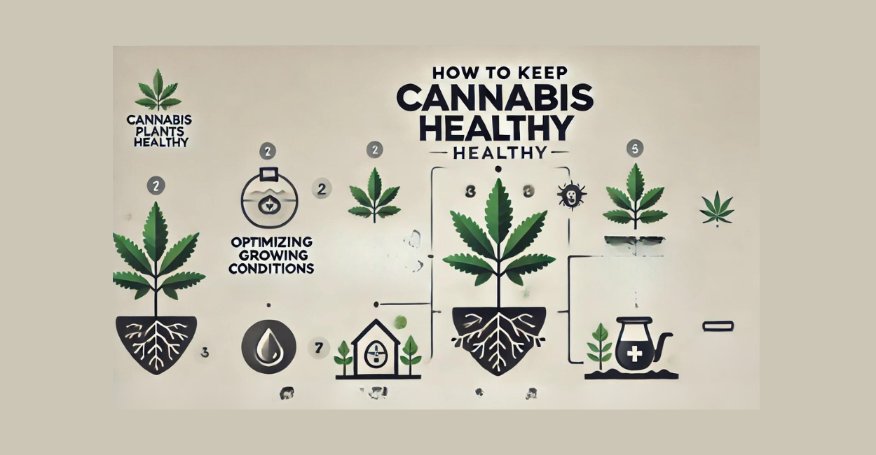 To keep cannabis plants healthy, consider the following aspects