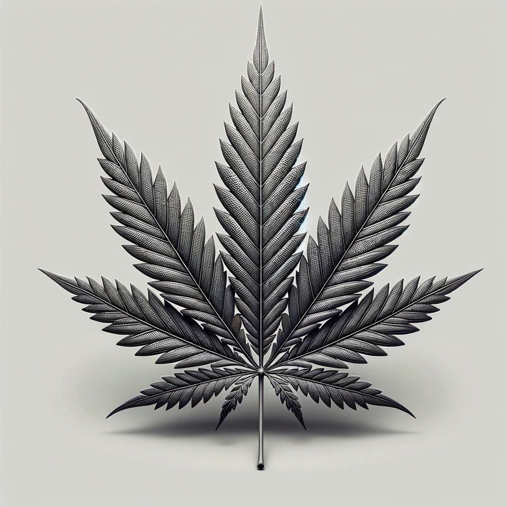 Das Marihuana-Blatt