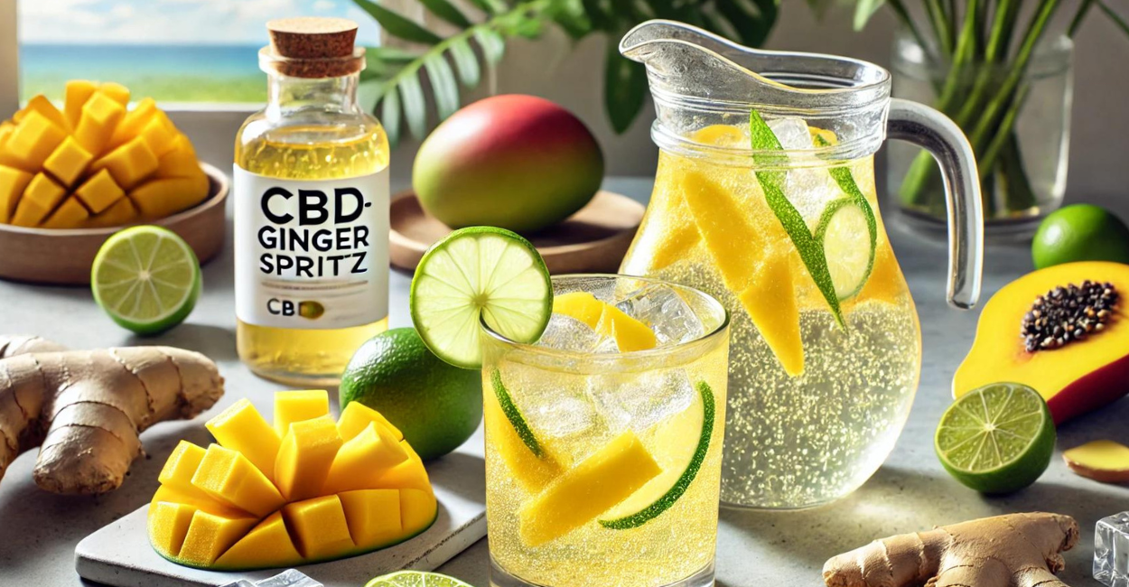 Mango-Ingwer CBD Spritz